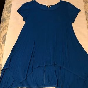 Royal blue shark bite dress Umgee
